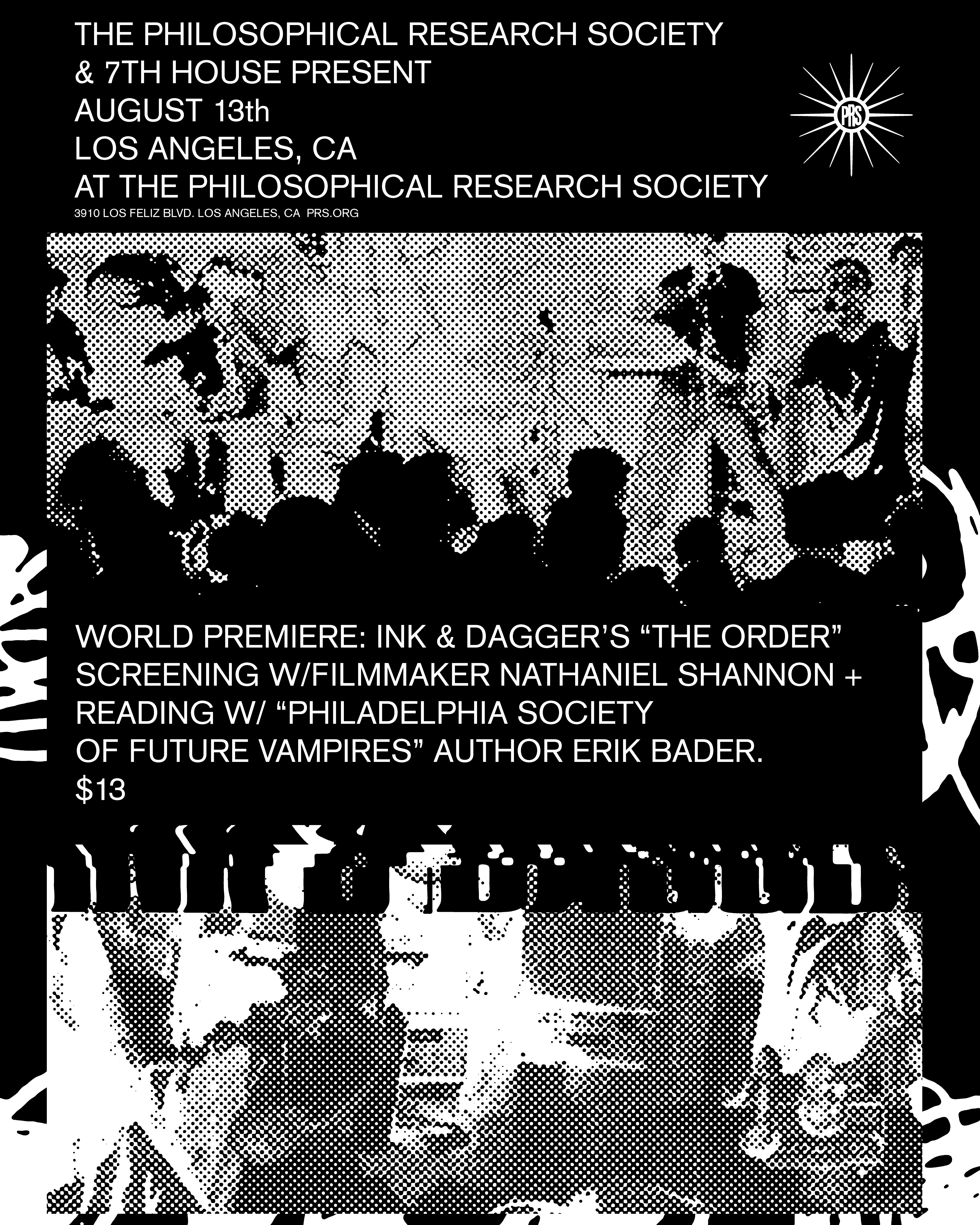 Ink and Dagger - Los Angeles screening at Philosophical Research Society - August 13, 2026